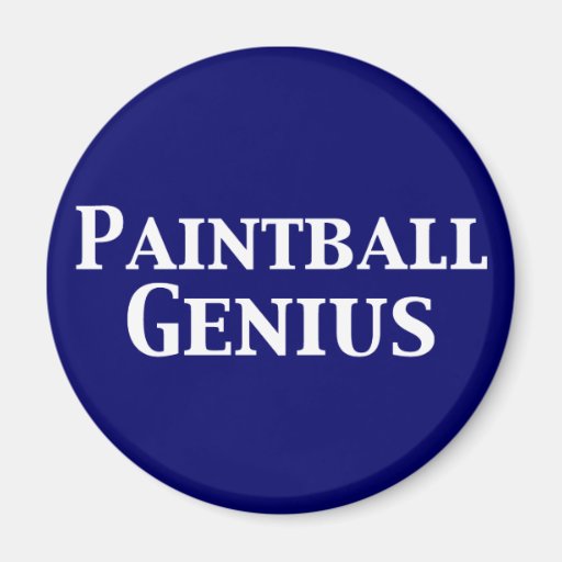 Paintball Genius Gifts Refrigerator Magnet