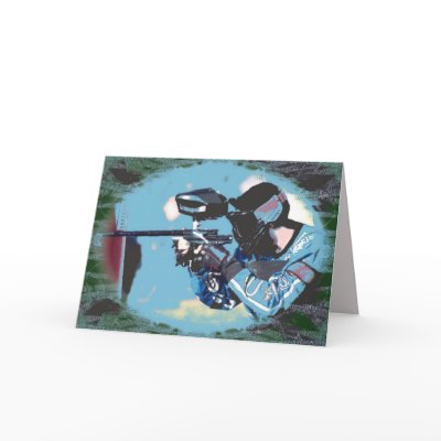 Paintball Greeting Cards