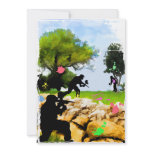 Paintball in the Spring invitations