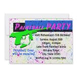 Paintball Invitation