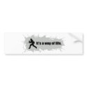Paintball is a Way of Life bumper stickers
