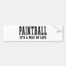 Paintball It's way of life Bumper Stickers