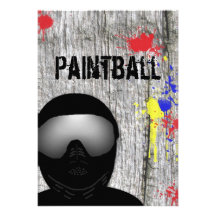 Paintball Party Invitation (Design 2)