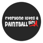 Paintball Round Sticker