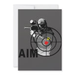 Paintball Shooter - Aim invitations
