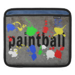 Paintball Splatter on Concrete Wall Sleeve For iPads