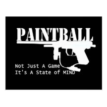 Paintball State of Mind Postcard
