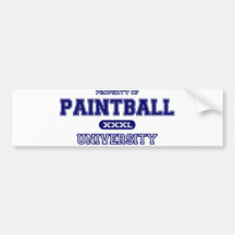 Paintball University Bumper Sticker