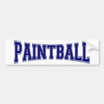 Paintball University Style Bumper Stickers