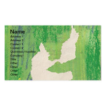Painted and Torn Business Cards