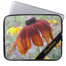 Painted Blanket Flower Personal Laptop Sleeve