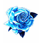 Painted Blue Rose t-shirts