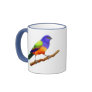 Painted Bunting Ringer Mug