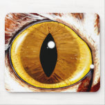 Painted Cat's Eye Mouse Pad