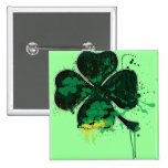 PAINTED CLOVER PIN