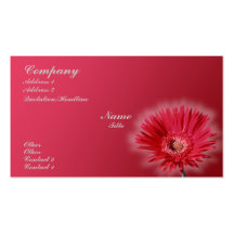Painted Daisy Business Card Template