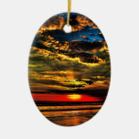 Painted Evening Sky Ornament