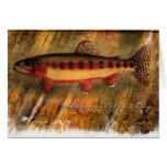 Painted Fish-FD Greeting Cards