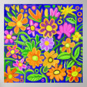 Painted Floral Composition posters