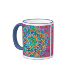 Painted Flower Mugs
