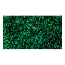 Painted green gems business card