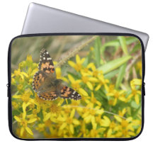 Painted Lady Butterfly Laptop Case