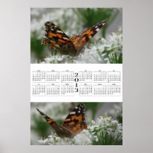 Painted Lady Butterfly Print