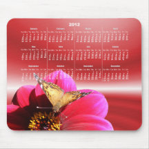 Painted Lady Calendar ~ mousepad