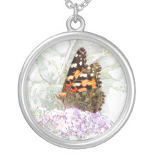'Painted Lady in Wonderland' Necklace