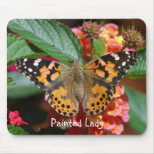 Painted Lady Mouse Pads