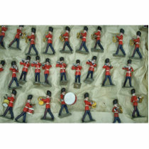 Painted lead soldiers photo cutout