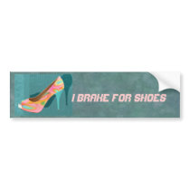 Painted Leather Platform Pumps