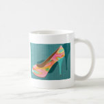 Painted Leather Platform Pumps Mugs