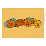 Painted Nasturtiums Note Card
