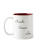 Painted Om "Just Be" Mug