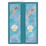 Painted Seashells on Bookmark Cards