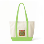 painted star design canvas bag
