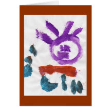 Painted Sun Card