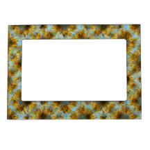 Painted Sunflower Magnetic Frame