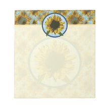 Painted Sunflower Notepad