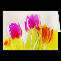 Painted Tulips cards
