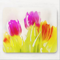Painted Tulips mousepads
