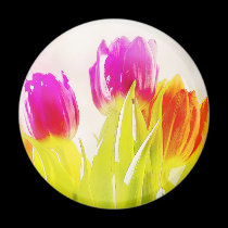 Painted Tulips magnets
