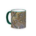 Painted Wood Ring Mug