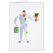 Painter and Decorator Greeting Card