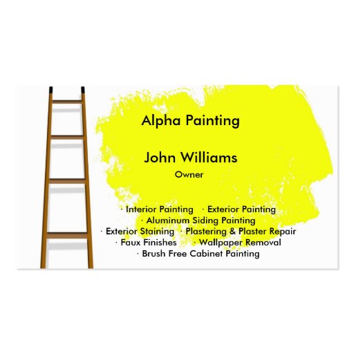 Painter Business Card
