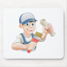 Painter decorator training mouse mats