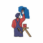 Painter embroidered shirts