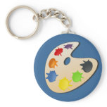 Painter Palette keychains