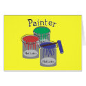 Painter Professional Gifts, Paint Can Graphics cards